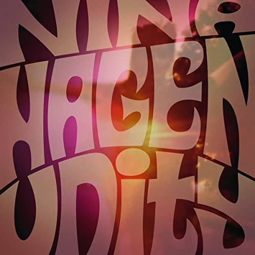 Album cover for Nina Hagen’s “Unity” with distorted, colorful typography.