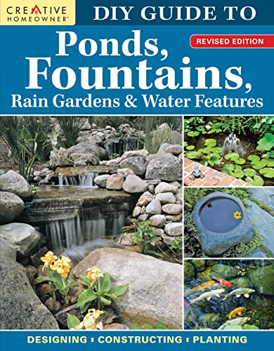 Book cover featuring various garden water features like ponds and waterfalls.