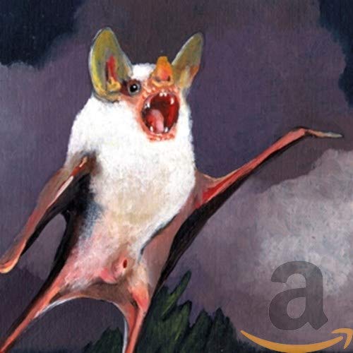 CD cover art: white bat with open mouth against a purple sky.