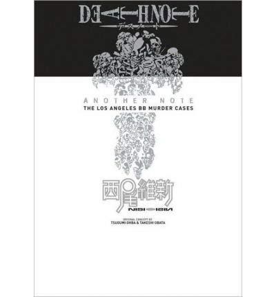 Book cover for “Death Note: Another Note” with illustrated figures.