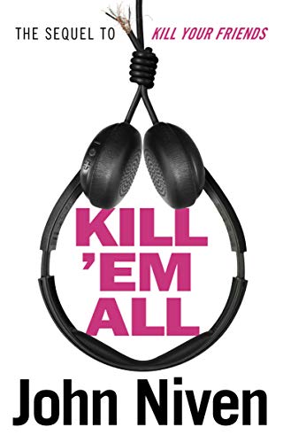 Book cover: headphones forming a circle around bold red text, “Kill ‘Em All”.