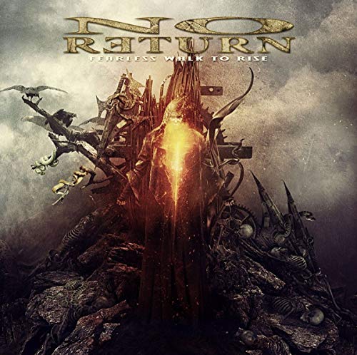 CD cover art: dark fantasy landscape with a glowing figure.
