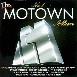 The No. 1 Motown Album CD cover featuring a metallic number one logo.