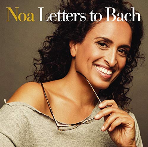 CD cover for Noa’s “Letters to Bach” featuring a portrait of the artist.