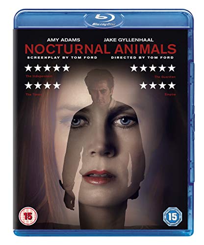 “Nocturnal Animals” Blu-ray cover with Amy Adams and Jake Gyllenhaal’s faces.