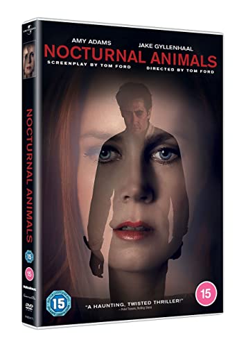 Nocturnal Animals" DVD cover featuring Amy Adams and Jake Gyllenhaal.