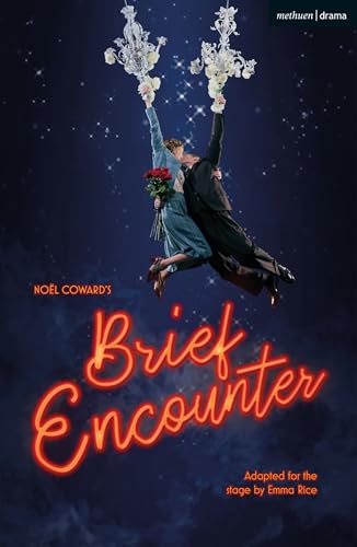 Couple in mid-air embrace, red title "Brief Encounter" on dark background.