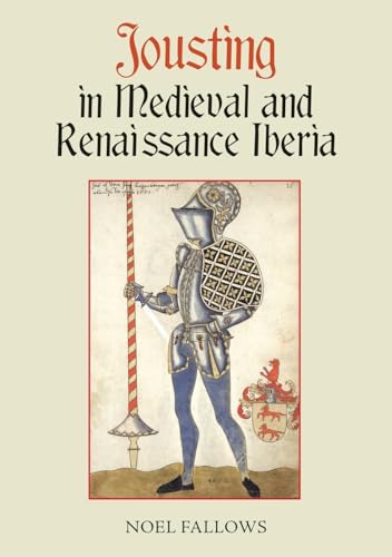 Book cover depicting a medieval Iberian jouster with lance and shield.