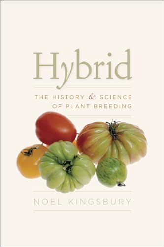 Book cover with title “Hybrid” and colorful heirloom tomatoes.
