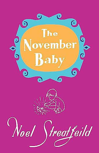 Book cover: “The November Baby” with illustration of a baby and flowers.