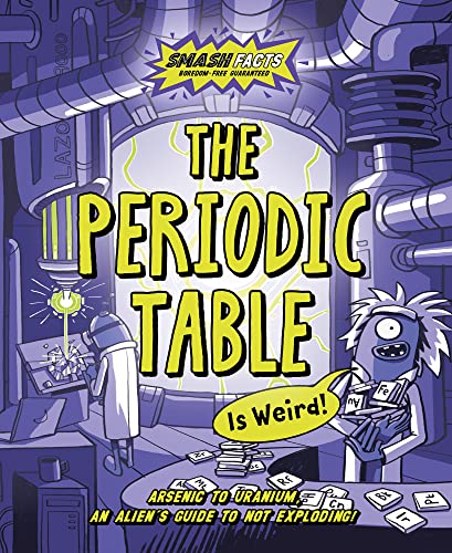 Book cover: “The Periodic Table is Weird” with Rick and Morty illustration.