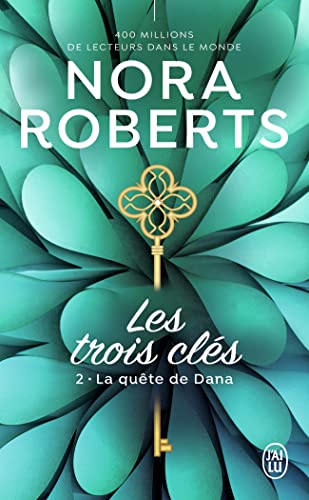 Book cover with floral design, keys, and author name Nora Roberts.