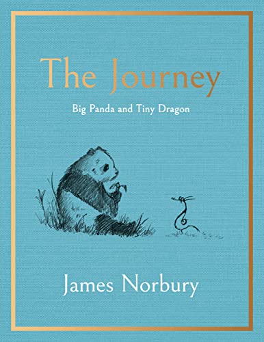 Book cover: panda and tiny dragon illustration, titled "The Journey".