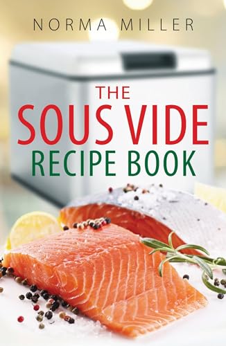 Book cover featuring salmon, sous vide machine, and recipe title.