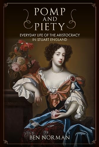 Book cover depicting a 17th-century portrait of a woman in elaborate dress.