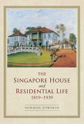 Book cover depicting a colonial-era Singapore house and garden scene.