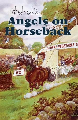 Book cover: illustrated horse and rider at a country fair.