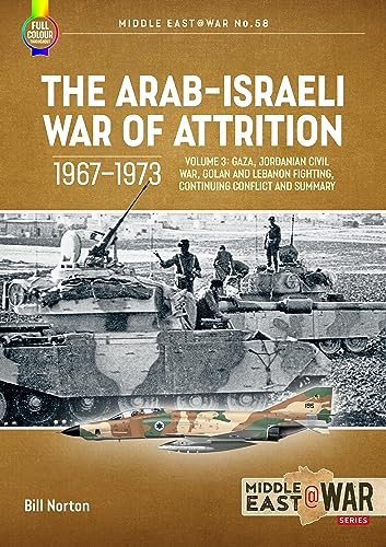 Book cover depicting tanks, soldiers, and a fighter jet from the Arab-Israeli conflict.