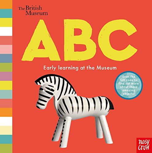 Red cover with large yellow “ABC” letters and a white zebra illustration.