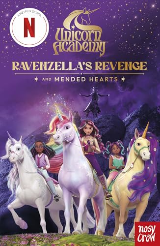 Unicorn Academy book cover featuring unicorns and young riders.