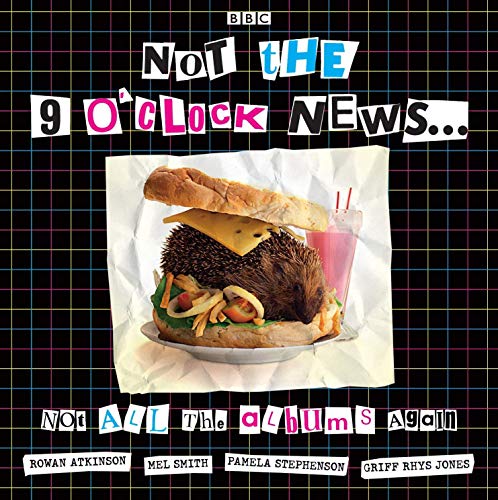 Not The Nine O'Clock News" 40th anniversary vinyl box set cover art.