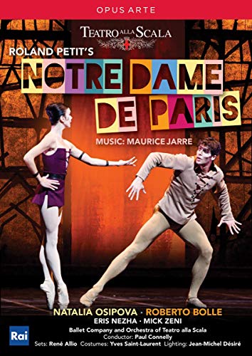 DVD cover for “Notre Dame De Paris” ballet at Teatro Alla Scala.