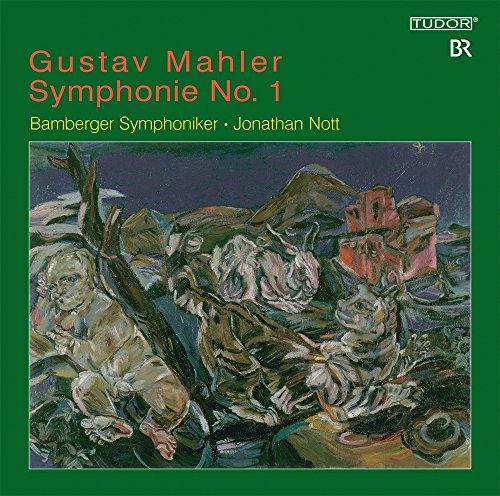 CD cover for Mahler’s Symphony No. 1 with abstract landscape art.