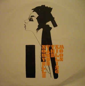 Record cover with a stylized orange and black portrait of a woman.