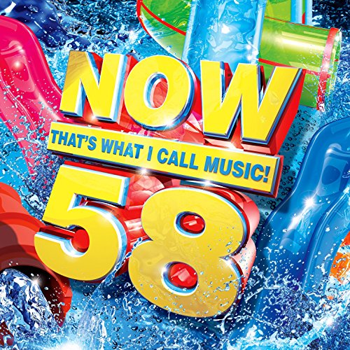 CD cover for “NOW 58: That’s What I Call Music!” with bright colors.