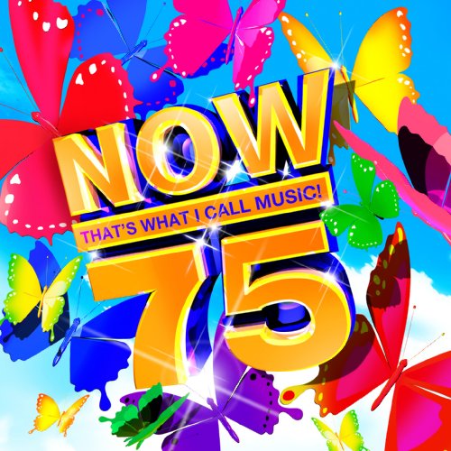 “Now 75” CD cover with colorful butterflies and bold text.