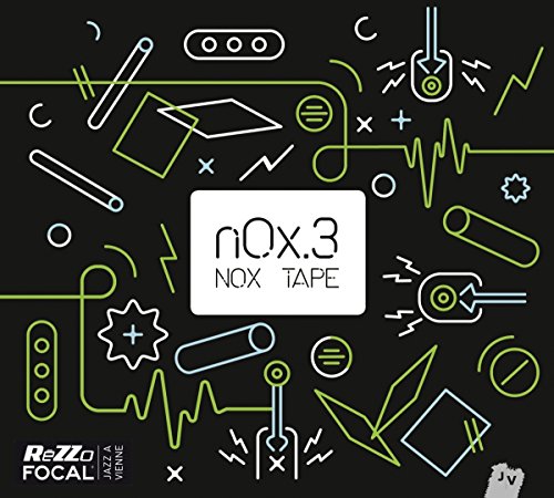CD cover for Nox.3 - Nox Tape with abstract white line art.