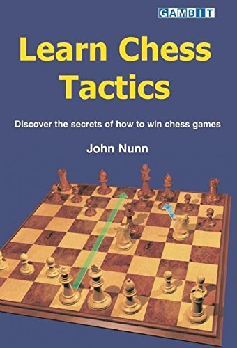 Book cover: "Learn Chess Tactics" with chess pieces and board image.