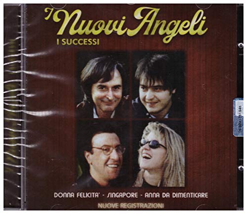 CD cover for “Nuovi Angeli - I Successi” featuring four portrait photos.