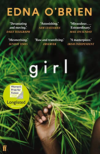 Book cover for “Girl” by Edna O’Brien, featuring green foliage and a hand.