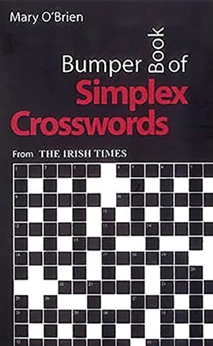 Book with crosswords, likely paperback, featuring Irish Times Simplex puzzles, with minimal cover design.