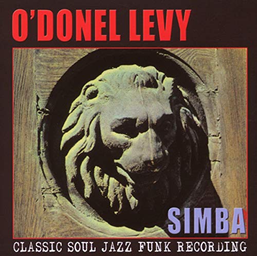 CD cover for O'Donel Levy's "Simba" featuring a stone lion's head.
