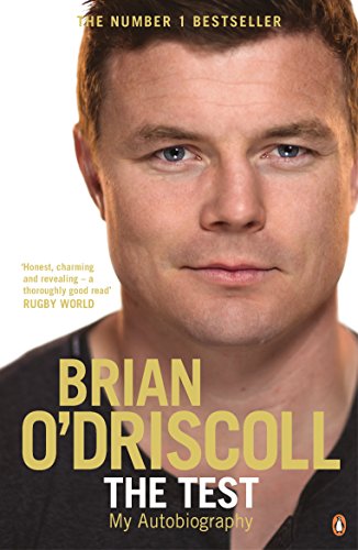 Book cover featuring a portrait of Brian O’Driscoll, autobiography title.