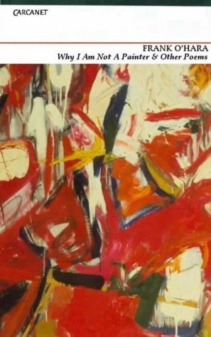 Book cover titled Why I Am Not a Painter with abstract red and white painting.