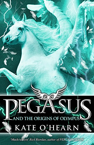Book cover: white Pegasus with glowing wings against a stormy blue background.