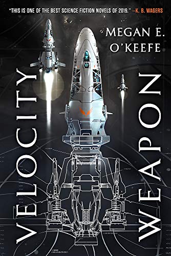Book cover featuring a futuristic spaceship and blueprint design.