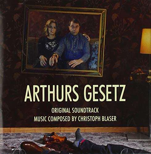 CD cover with portrait, bloodstains, and a prone figure.