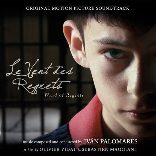 CD cover for "Le Vent Des Regrets" soundtrack, featuring a young man’s face.
