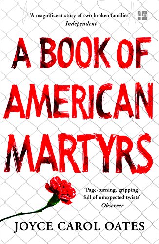 Book cover: "A Book of American Martyrs" with a red flower.