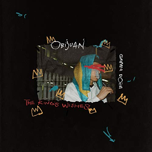 Album cover featuring a person in a headscarf with hand-drawn crowns and text.