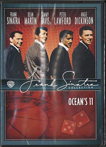 Oceans 11" DVD cover featuring Frank Sinatra and other actors in suits.