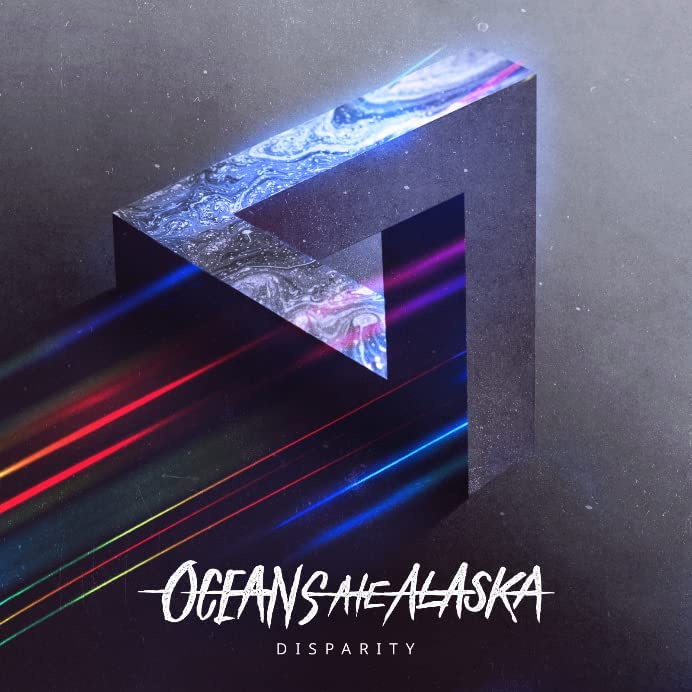 Album cover for Oceans Ate Alaska’s “Disparity” featuring abstract, colorful shapes.