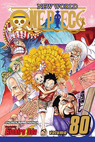 Cover of One Piece, Volume 80 manga featuring Luffy and other characters.