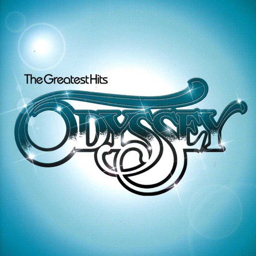 CD cover for Odyssey’s “The Greatest Hits” with blue and silver design.