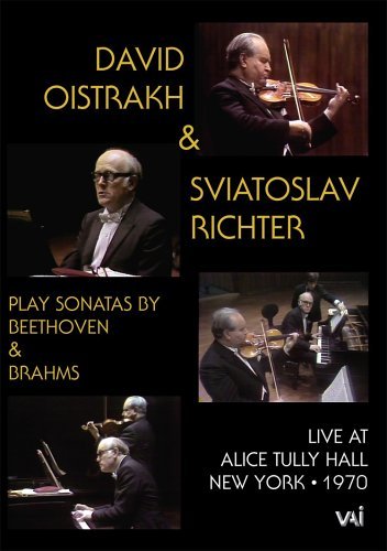 DVD cover featuring violinists David Oistrakh and Sviatoslav Richter performing.