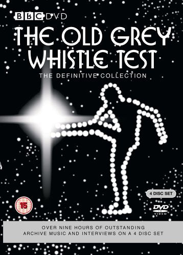 DVD cover for "The Old Grey Whistle Test" with a dotted figure.